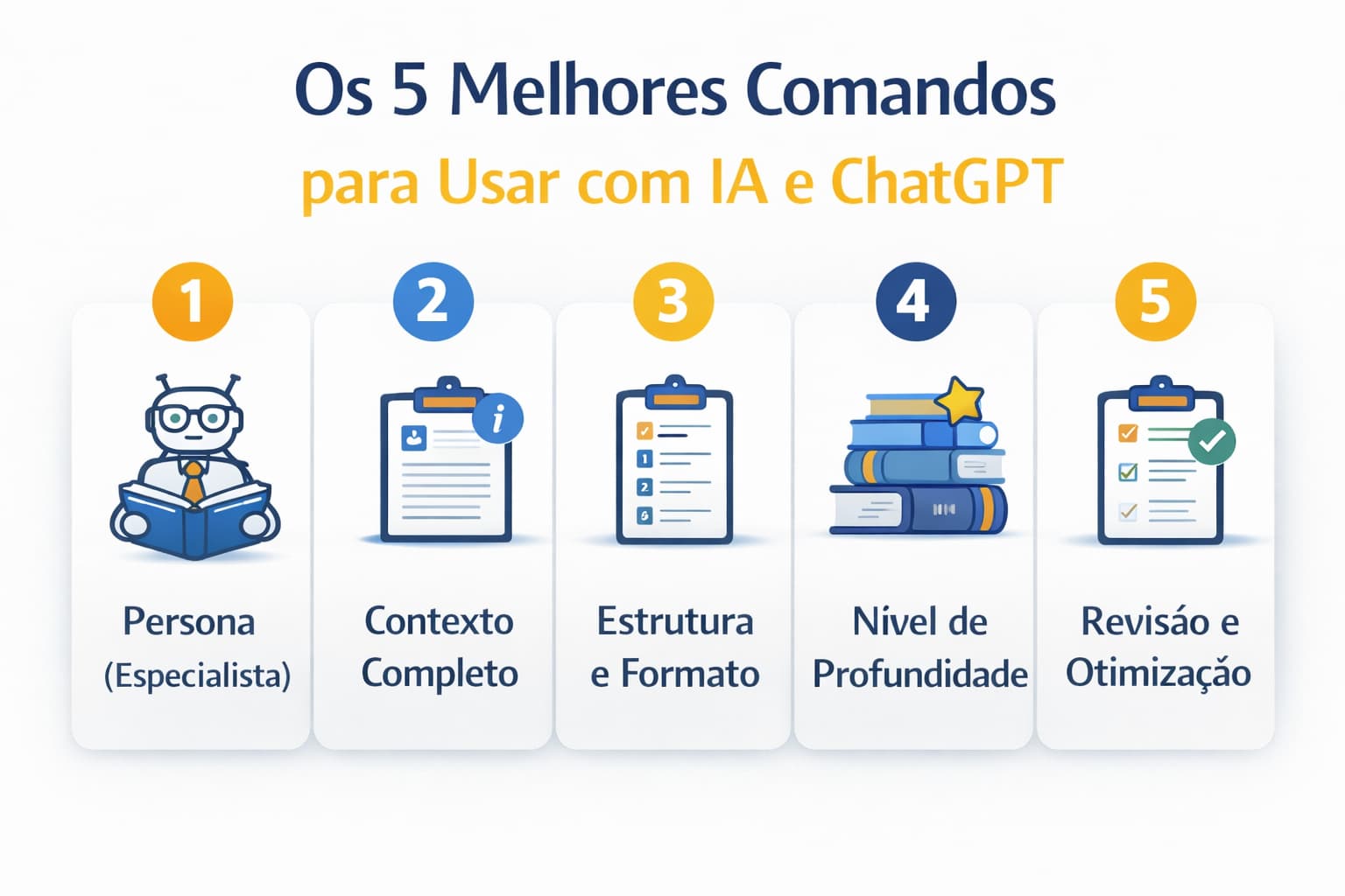 Os 5 melhores comandos para usar IA e ChatGPT